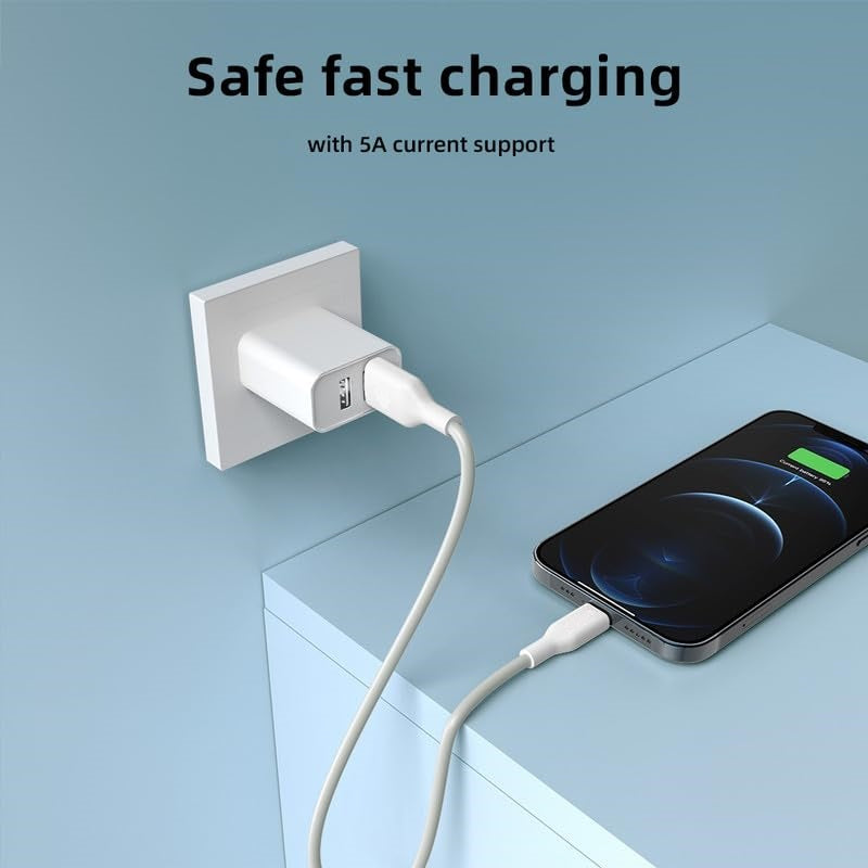 ToP 80W Supervooc USB to Type C Data Sync Fast Charging Charger Cable for One plus 13,13r,12,12r,11,11r,10r,10t,10,10p ro,9pro,9rt,8,8t,Nord 4/3/2,Ce 4/3/2,Ce4 lite/Ce3/Ce2,Open, Dash/Warp