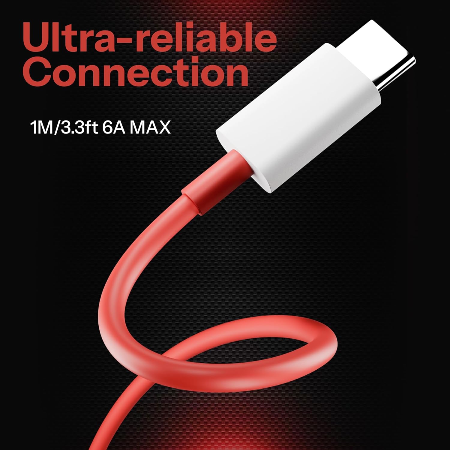 80W Original Fast USB C To Type C Supervooc/Dash Fast Charging Charger Cable Compatible For Oneplus 12/12R/11/11R/10R,10T,10,10 Pro,9 Pro,8,8T,7T,7T Pro,6,Nord,4,3,2,2T,Ce2 Lite,Ce3 Lite,1M