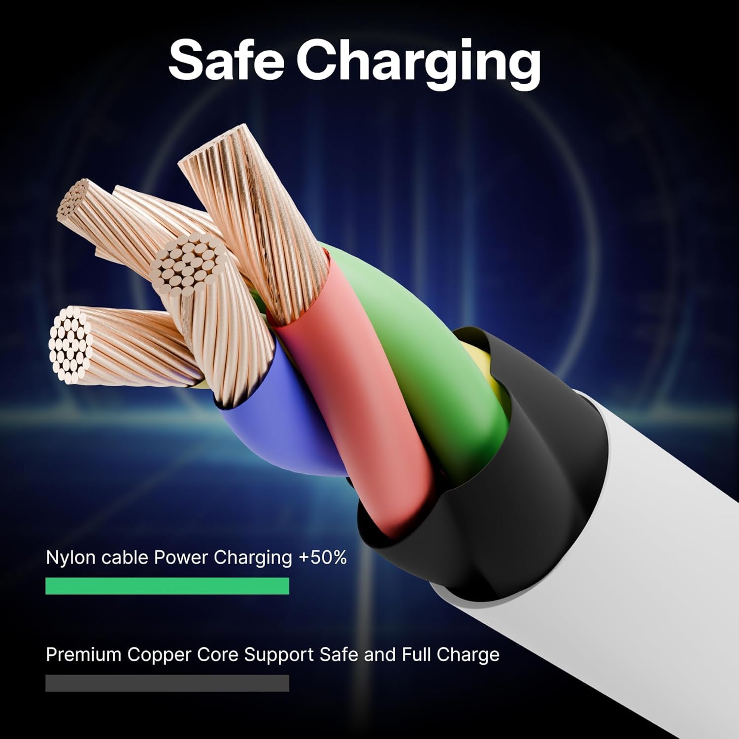 Aura Type C to C  Cable [MFi Certified + 2 YEAR WARRANTY*] Fast iPhone Charging for iPhone 15/16/Pro Series Charger Cable Compatible, MacBook, Other USB Type-C Devices, 1M