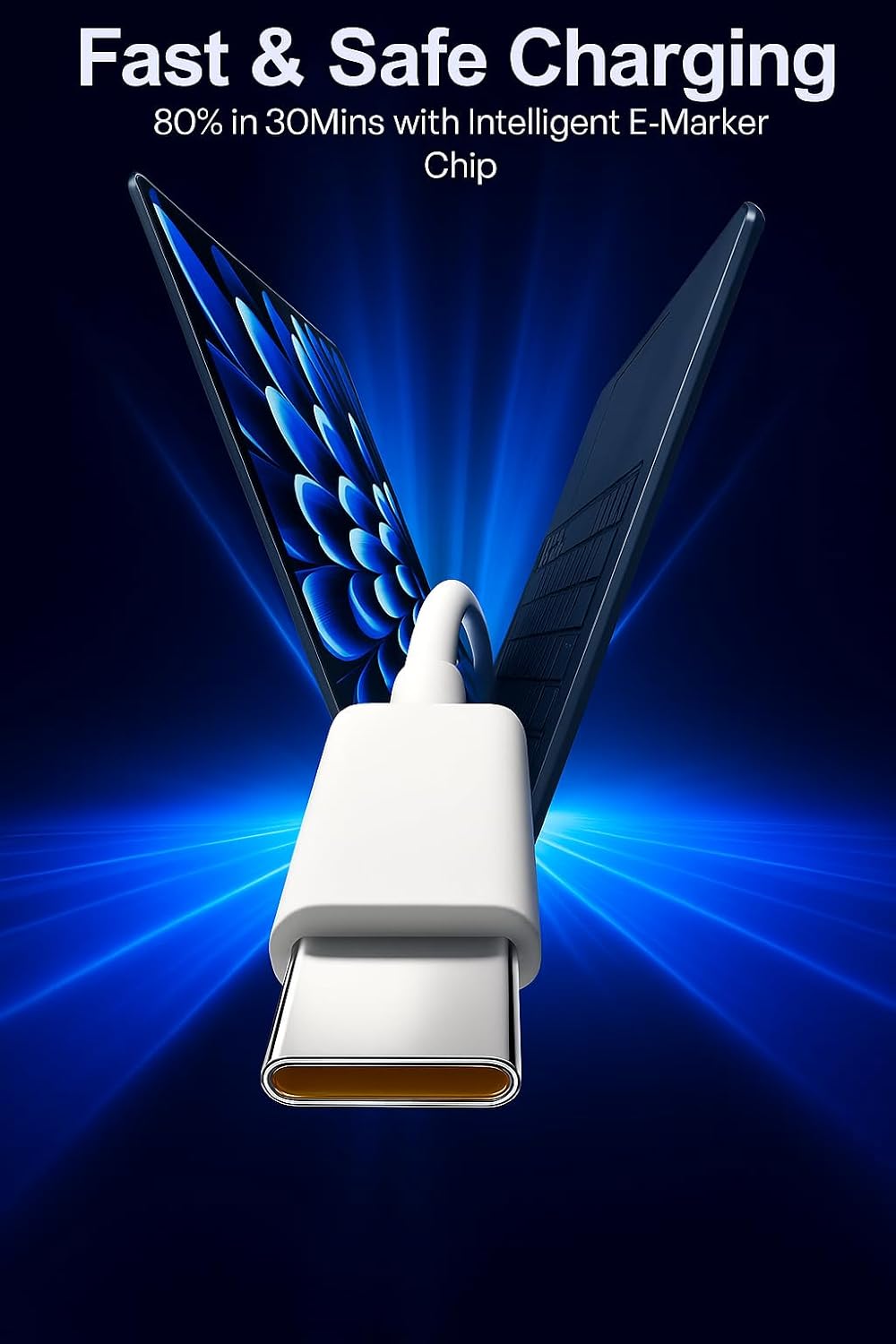 i ToP 33W Supervooc USB to Type C Data Sync Fast Charging Charger Cable for One plus 13,13r,12,12r,11,11r,10r,10t,10,10p ro,9pro,9rt,8,8t,Nord 4/3/2,Ce 4/3/2,Ce4 lite/Ce3/Ce2,Open, Dash/Warp