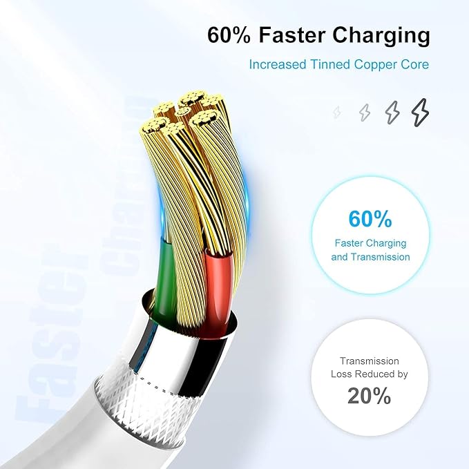 AlLKIN USB C to Lightning Cable 1M [MFi Certified] iPhone Fast Charger Cable USB-C Power Delivery Charging Cord for iPhone 14/13/12/12 PRO Max/12 Mini/11/11PRO/XS/Max/XR/X/8/8Plus/iPad (pack of 1)